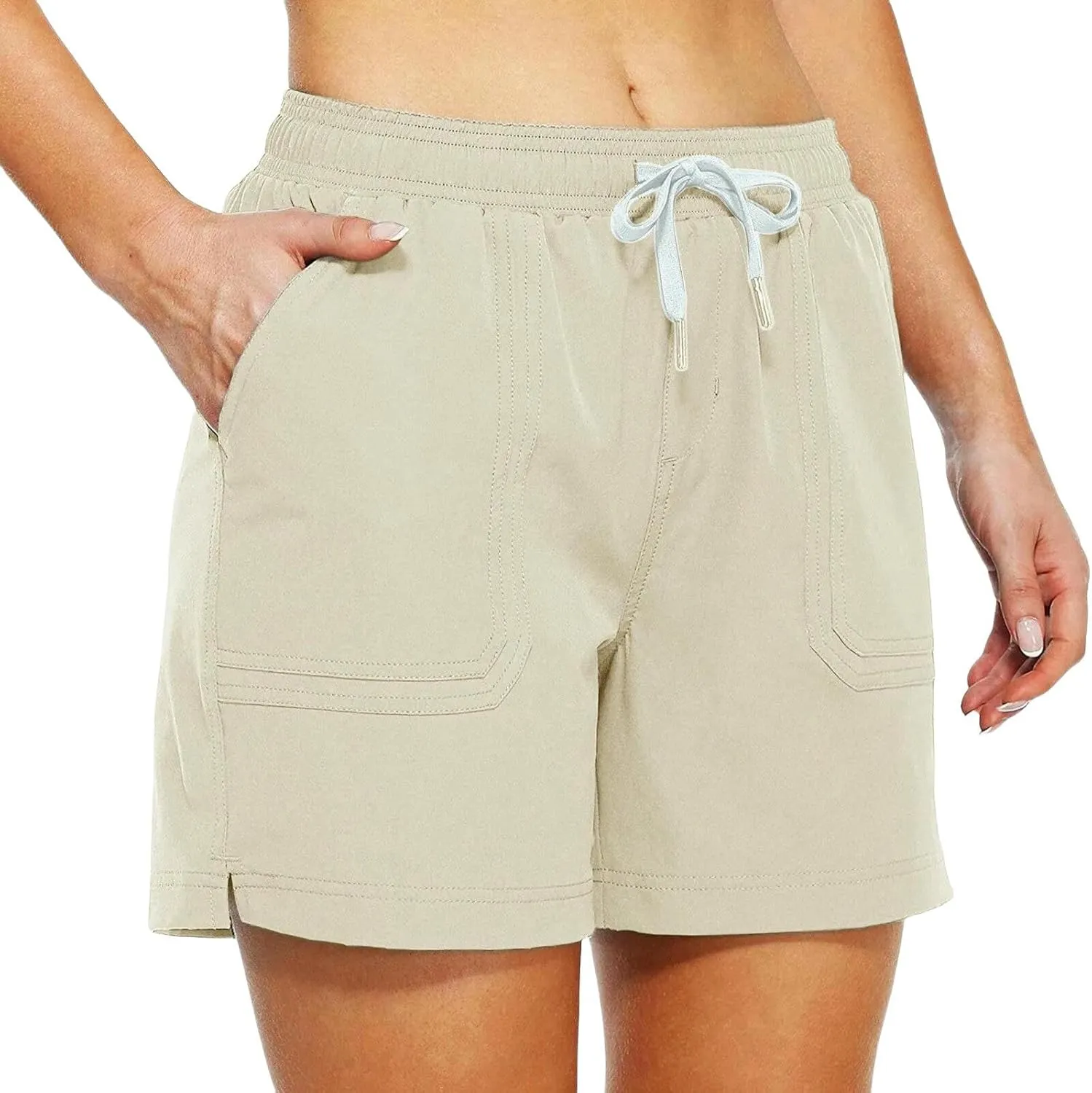 Womens Casual Women Summer Gym Yoga Outdoor Hiking Cycling Shorts Large Size Quick Dry Cargo Shorts