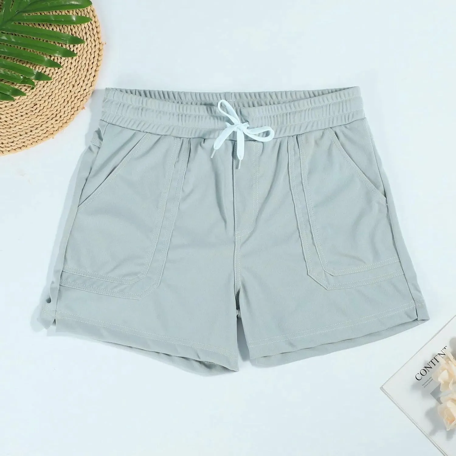 Womens Casual Women Summer Gym Yoga Outdoor Hiking Cycling Shorts Large Size Quick Dry Cargo Shorts