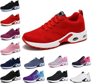 Womens Fashion Light Weight Air Sports Walking Sneakers Breathable Gym Jogging Running Tennis Shoes