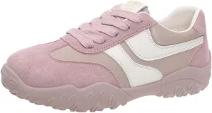 Womens Fashion Sneakers for 2025 Suede Lace Up Fashion Sneakers for Women – Casual Chic and Comfortable for Street Strolling Campus Activities