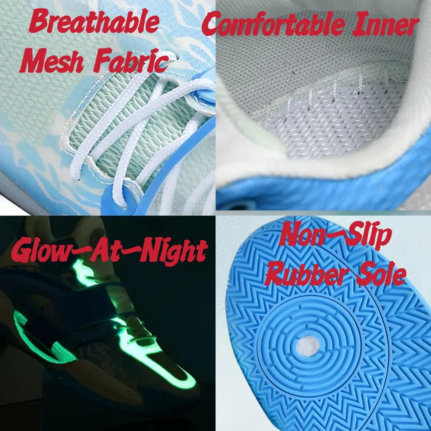 Womens Lace Up High Top Basketball Shoes Fashion Breathable Non Slip Sneakers Lightweight Outdoor Sports Tennis Walking Shoes