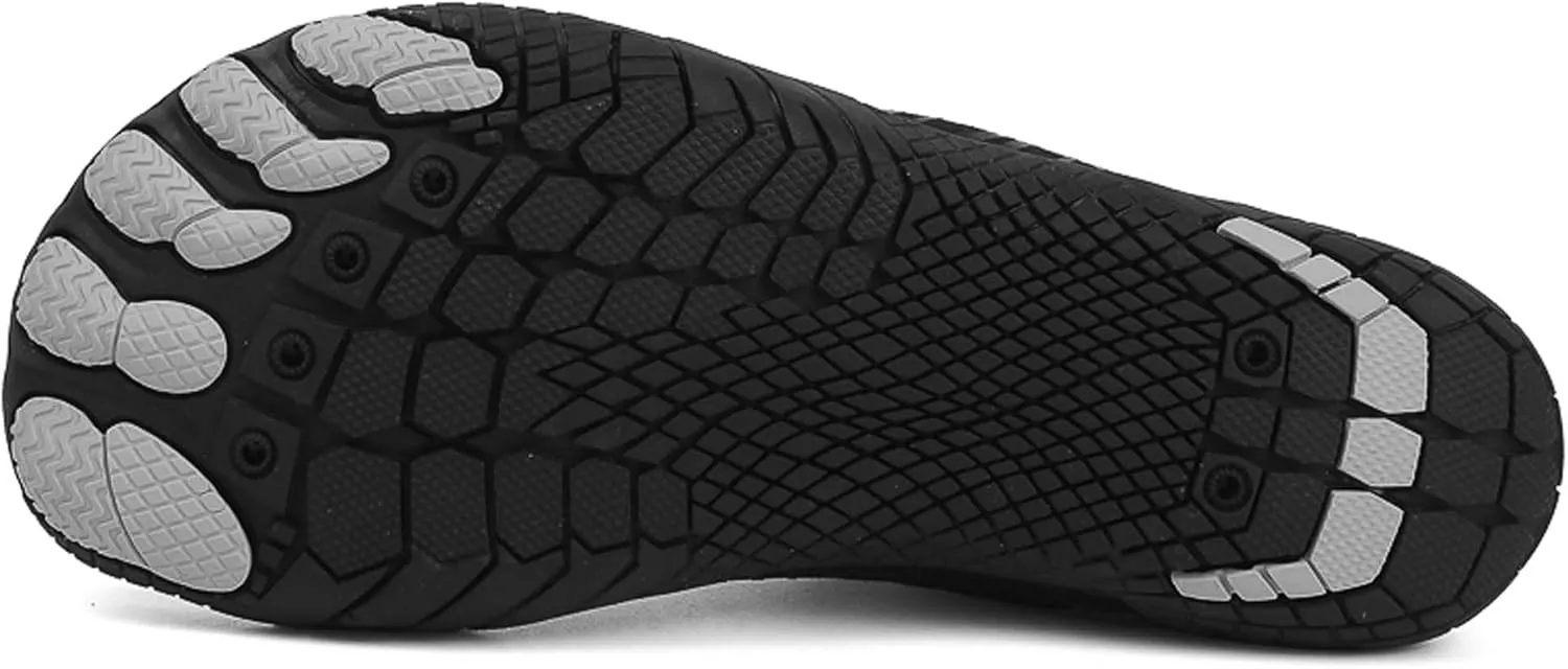 Women's Men's High Top Water Shoes, Quick Dry Breathable Stretch Lightweight Mesh Fabric, Rubber Drainage Sole, Indoor Sneakers, Barefoot Water Shoes