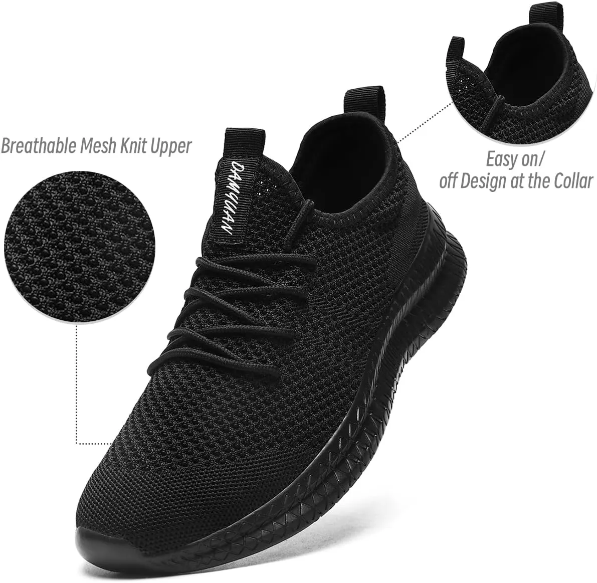 Womens Walking Running Shoes Sneakers Slip On Sport Tennis Athletic Gym Shoes Casual Fashion Lightweight Breathable Non Slip Workout Workout Trainers Shoe