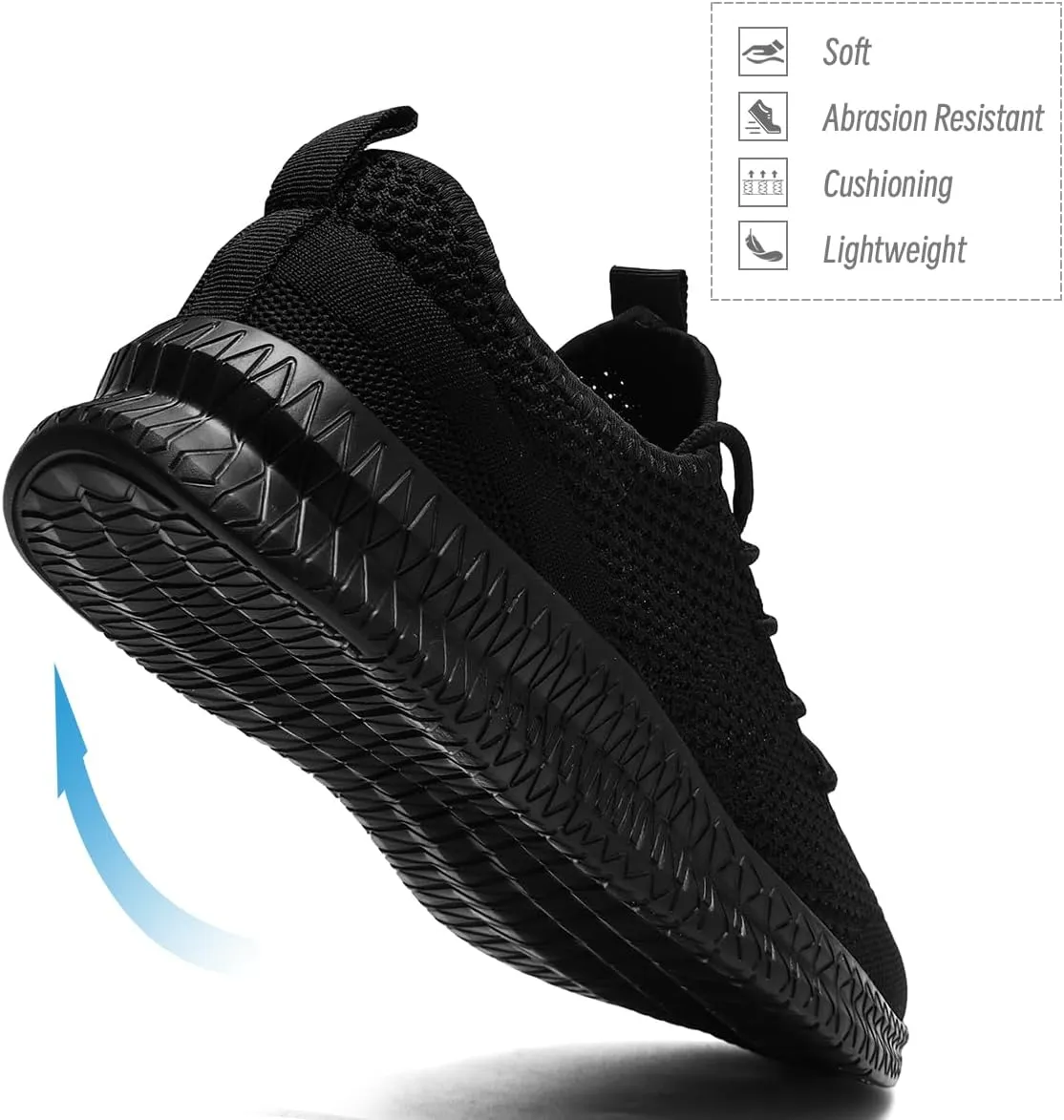 Womens Walking Running Shoes Sneakers Slip On Sport Tennis Athletic Gym Shoes Casual Fashion Lightweight Breathable Non Slip Workout Workout Trainers Shoe