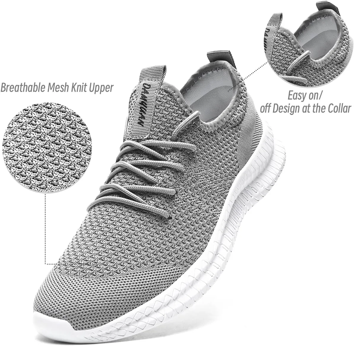 Womens Walking Running Shoes Sneakers Slip On Sport Tennis Athletic Gym Shoes Casual Lightweight Breathable Non Slip Workout Fashion Workout Trainers Shoe