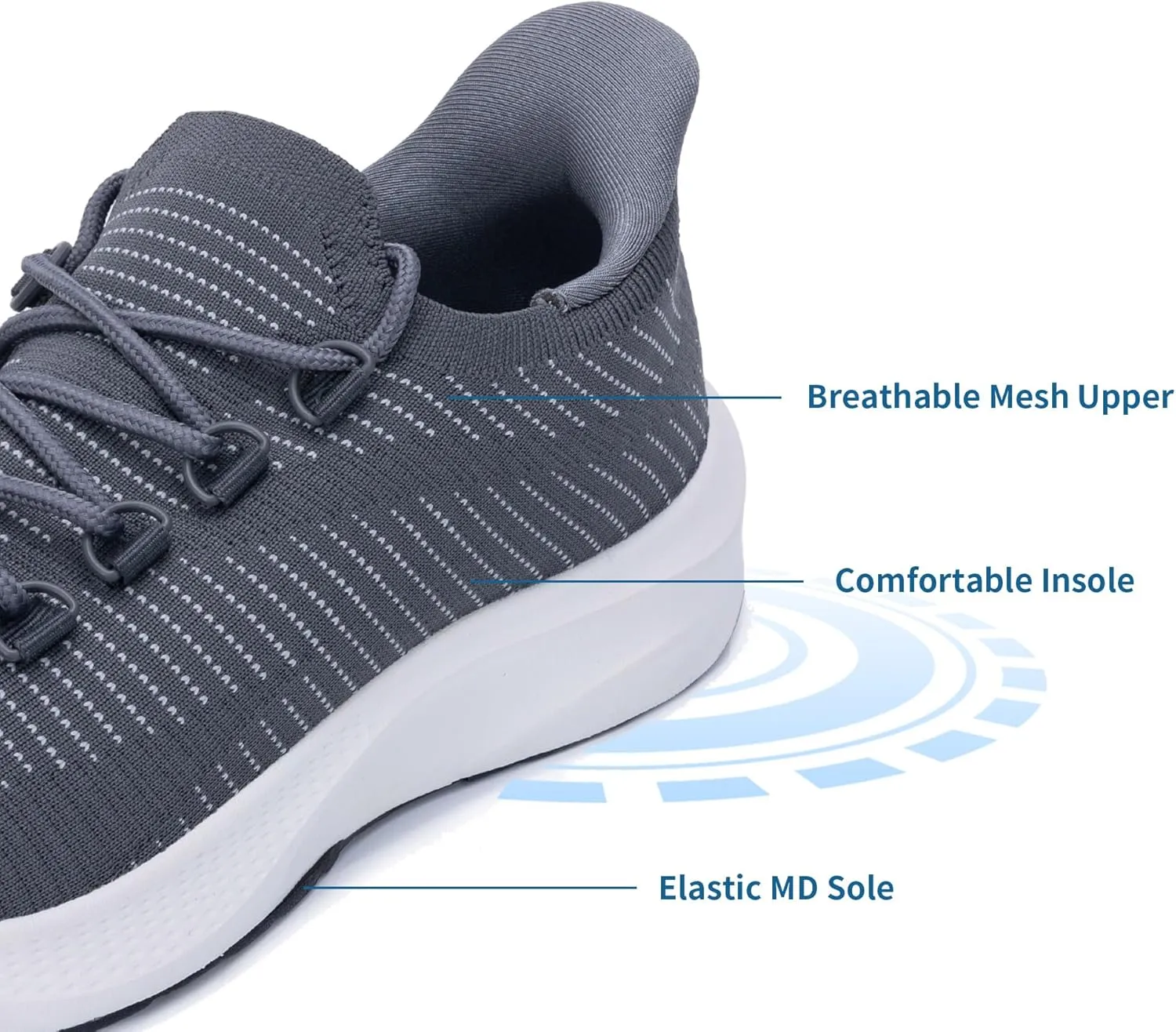 Womens Walking Shoes | Casual Tennis Sneakers | Slip On Shoes | Comfortable Lightweight Shoes US 6-11