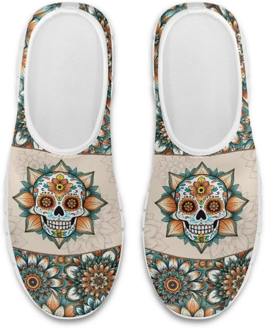 Womens Walking Shoes Tribal Animals Print Men Breathe Mesh Running Shoes Sock Sneakers Slip On Fashion Non Slip Tennis Sneakers