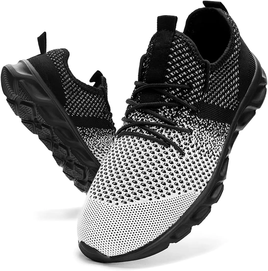 Womens Walking Tennis Shoes Slip On Workout Gym Casual Sports Lightweight Breathable Athletic Fashion Sneakers