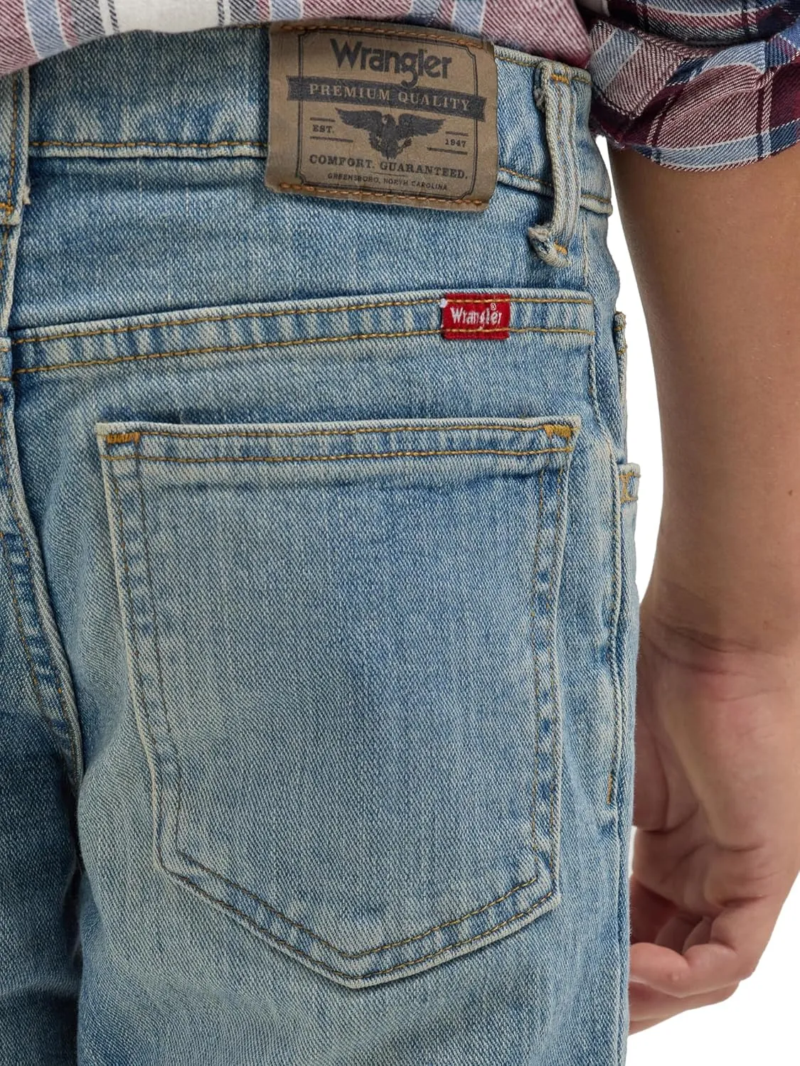 Wrangler Boys' Boot Cut Jean (Waldon)