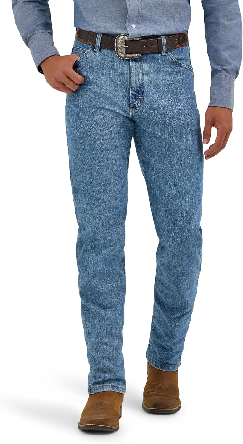 Wrangler Men's Premium Performance Advanced Comfort Cowboy Cut Regular Fit Jeans