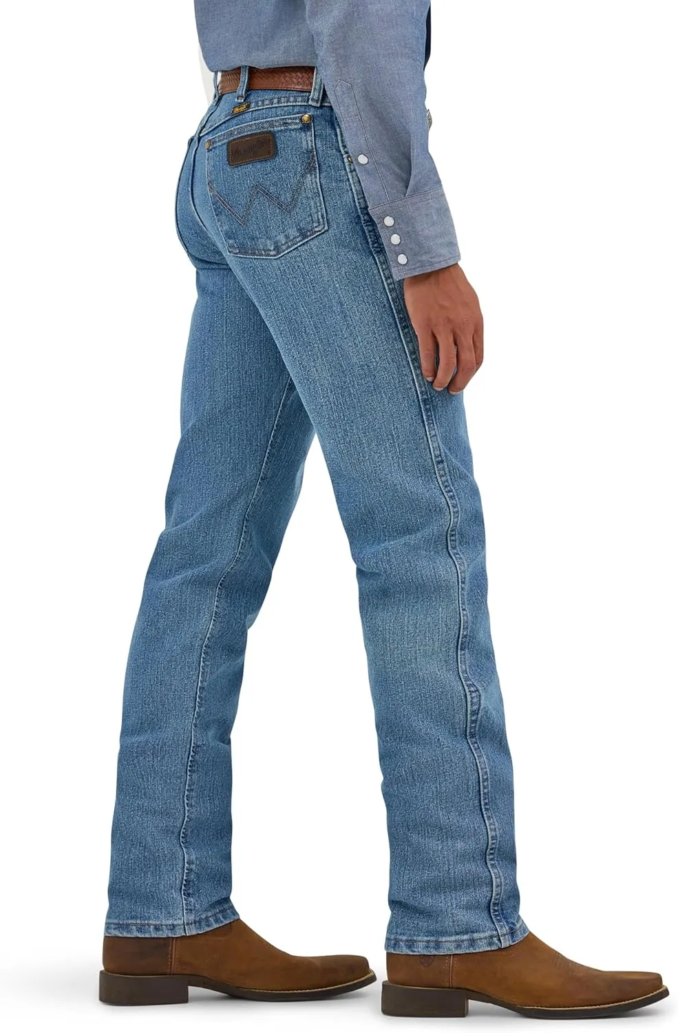 Wrangler Men's Premium Performance Advanced Comfort Cowboy Cut Regular Fit Jeans