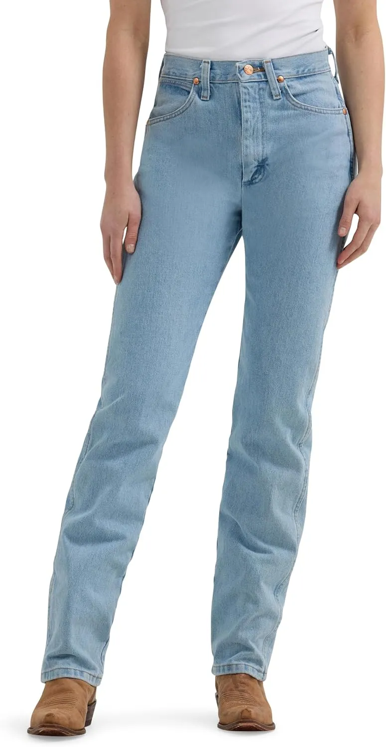 Wrangler womens Cowboy Cut Slim Fit Natural Rise Waist Jeans