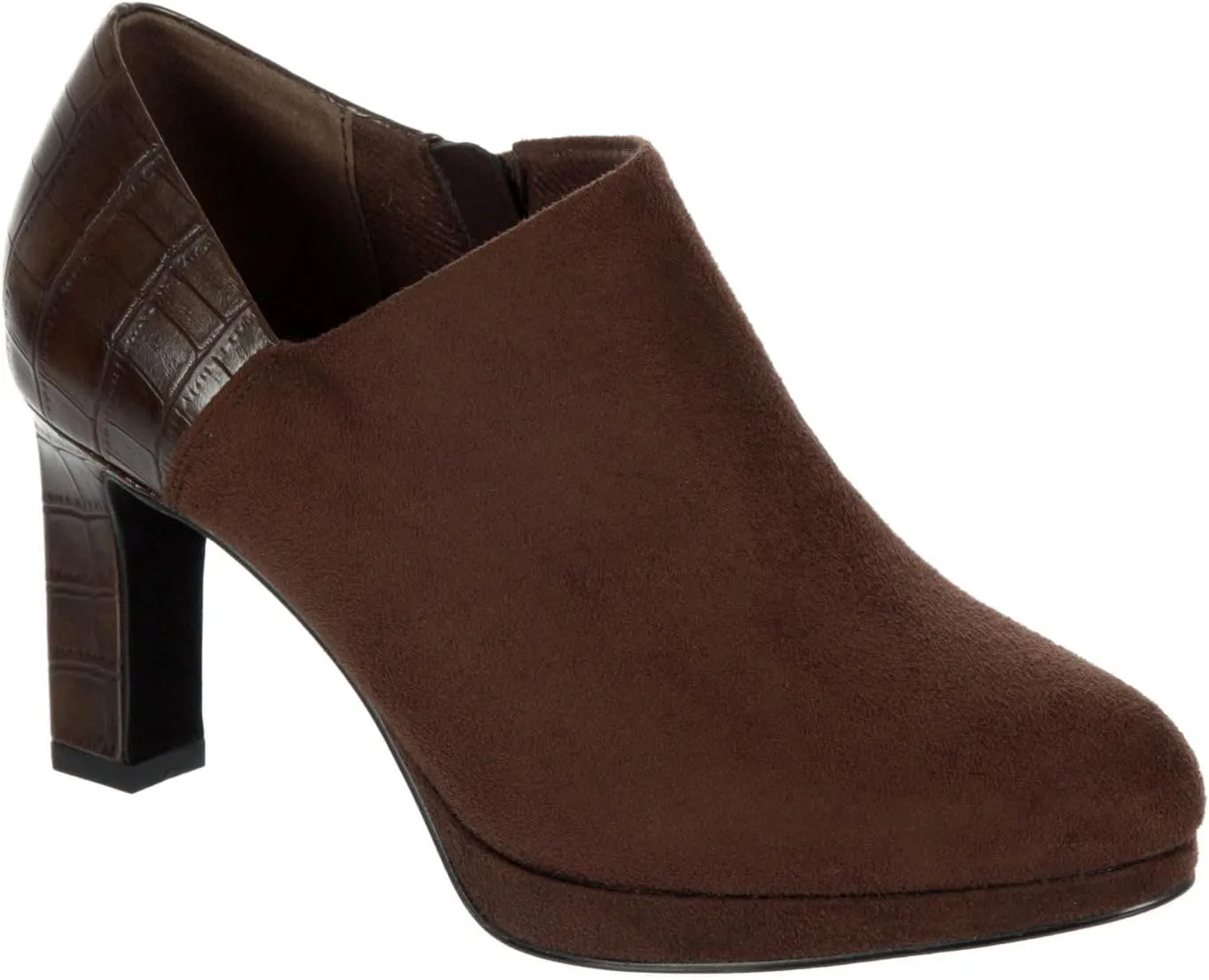 XAPPEAL Ayla - Women's Low Cut Heeled Suede Ankle Boots