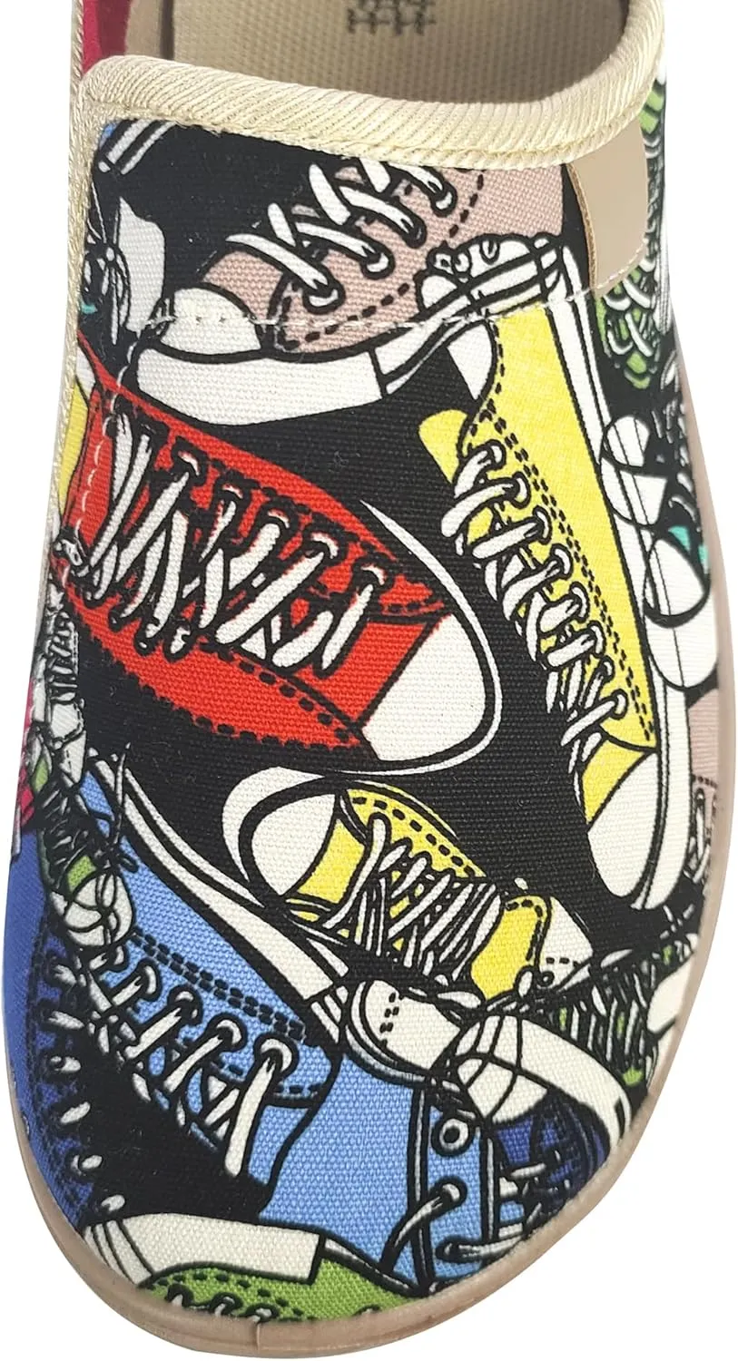 YunPeng Women's Casual Slip On Travel Walking Flat Shoes Fashion Lightweight Painted Art Walking Comfort Loafers