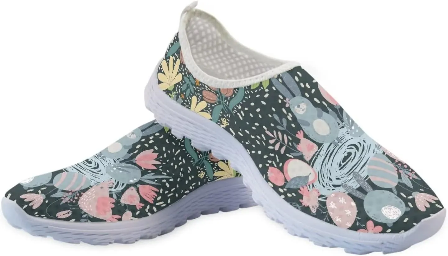 Yzaoxia Sneakers for Women Size 5.5-11.5 Slip on Running Shoes Teen Girls Outdoor Athletic Tennis Shoes
