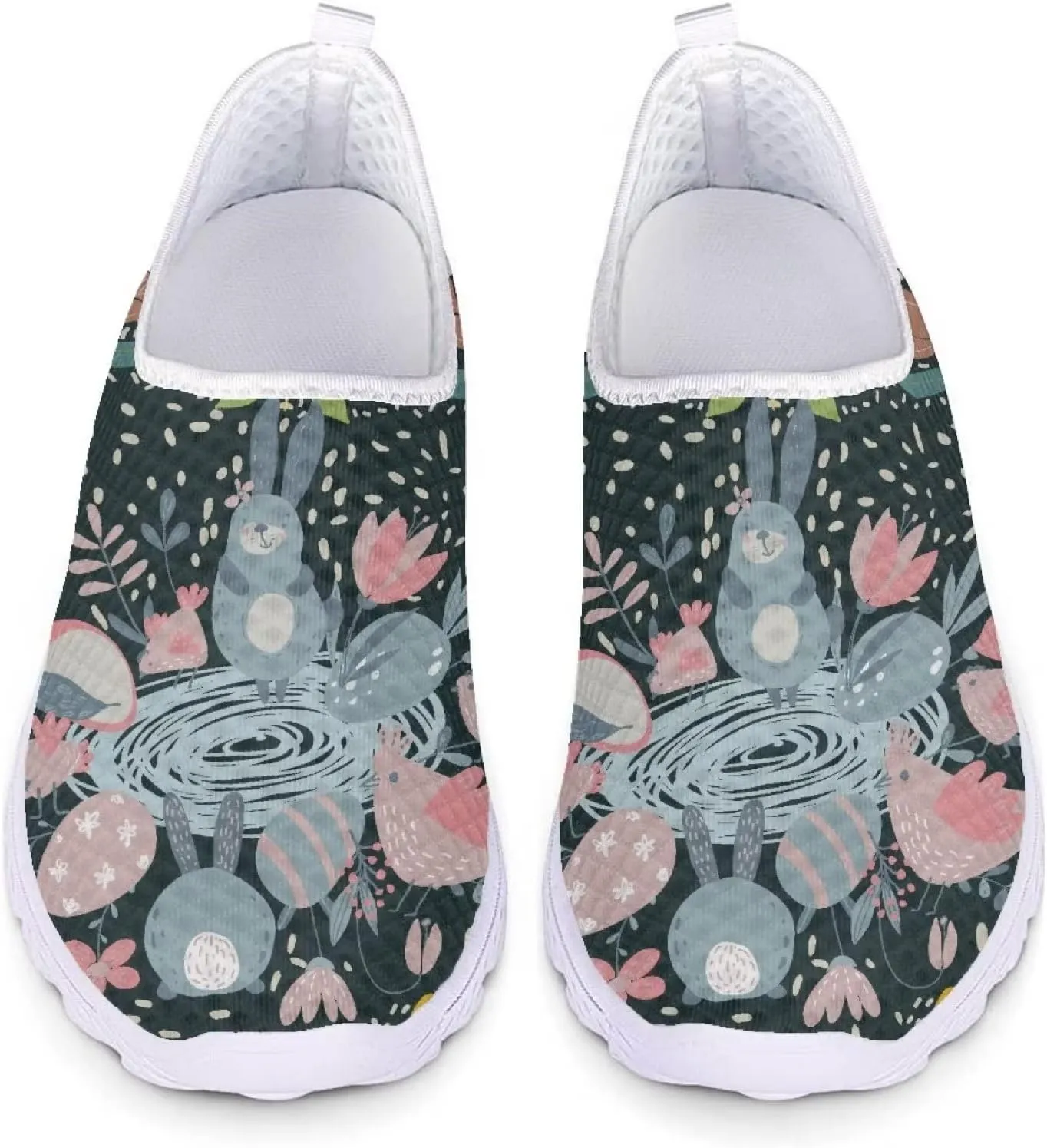 Yzaoxia Sneakers for Women Size 5.5-11.5 Slip on Running Shoes Teen Girls Outdoor Athletic Tennis Shoes