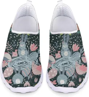 Yzaoxia Sneakers for Women Size 5.5-11.5 Slip on Running Shoes Teen Girls Outdoor Athletic Tennis Shoes