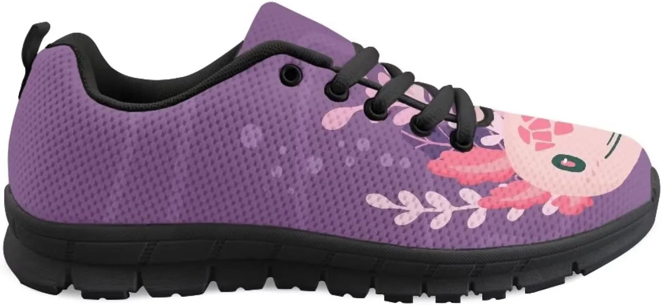 Yzaoxia Women Tennis Shoes Animal Print Hiking Sneakers Lace Up Breathable Running Athletic Shoes Size 5-11