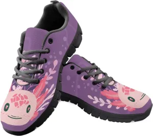 Yzaoxia Women Tennis Shoes Animal Print Hiking Sneakers Lace Up Breathable Running Athletic Shoes Size 5-11